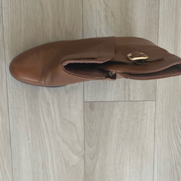 Filippa K Brown Cognac Leather Boots 41 10 - Picture 4 of 6